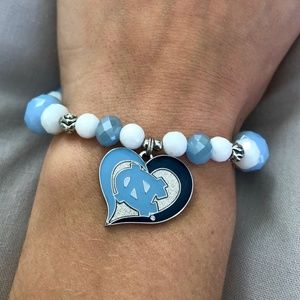 UNC Tarheels Charm Bracelet Chapel Hill NC